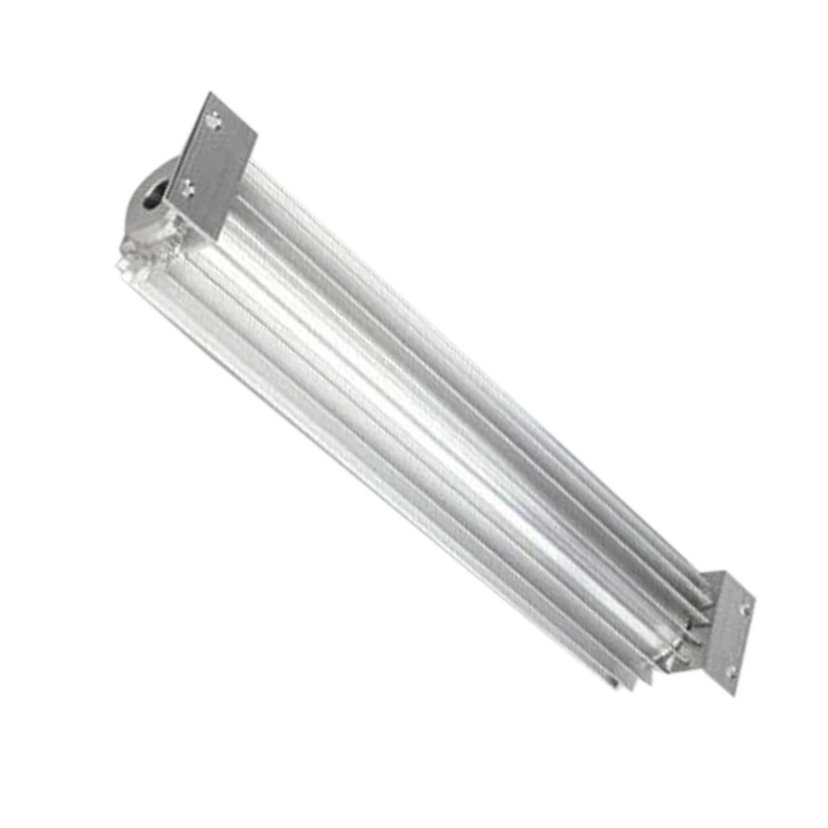 Universal 12'' Einkanal Aluminium Rippenrohr Zwei 3/8'' NPT Beschläge Getriebeölkühler