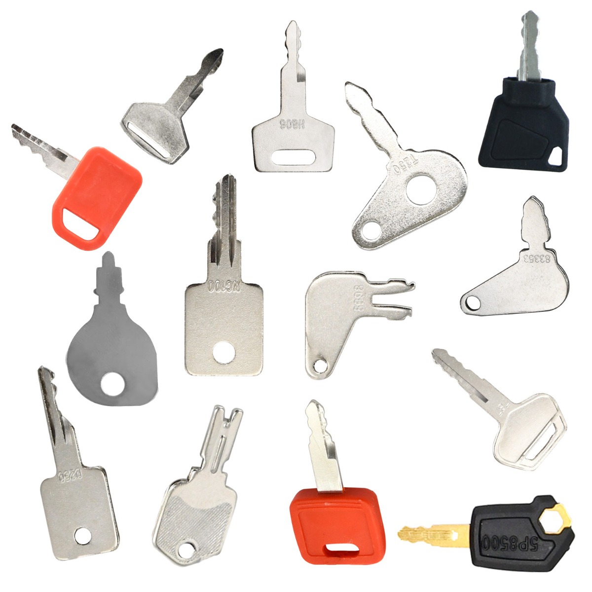 14 Zündschlüsselsätze für schwere Baumaschinen für Komatsu