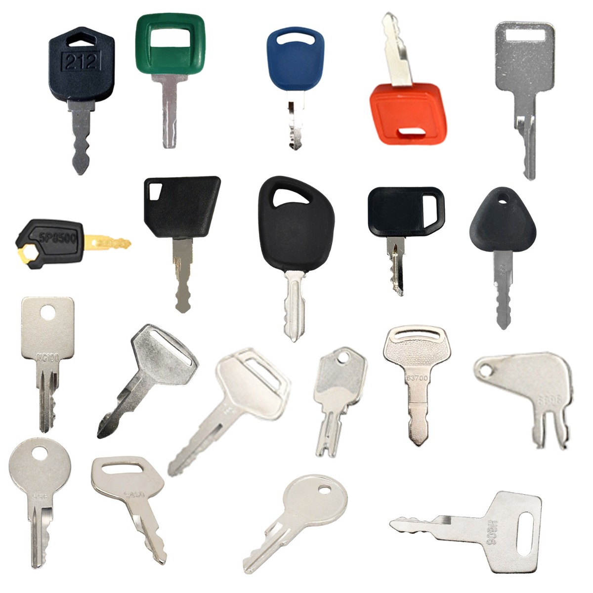 20 Stück Zündschlüsselsatz für Caterpillar