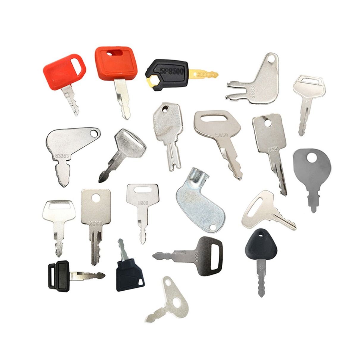 21teiliger Zündschlüsselsatz für schwere Geräte AT195302 für John Deere