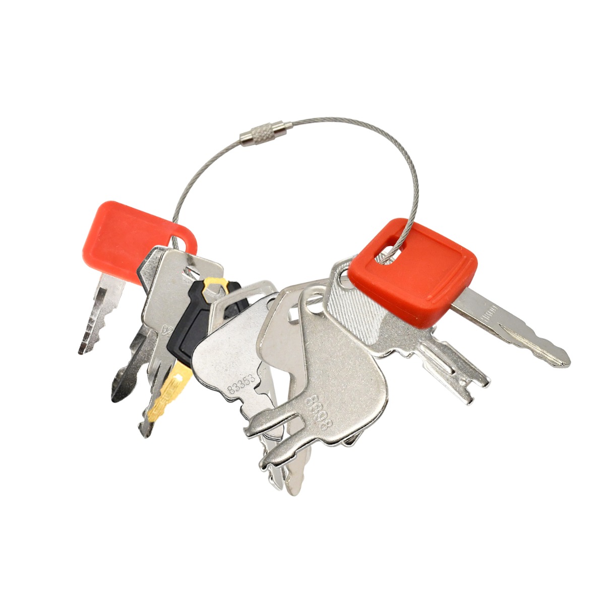 10teiliges Zündschlüssel Set D250 für Caterpillar