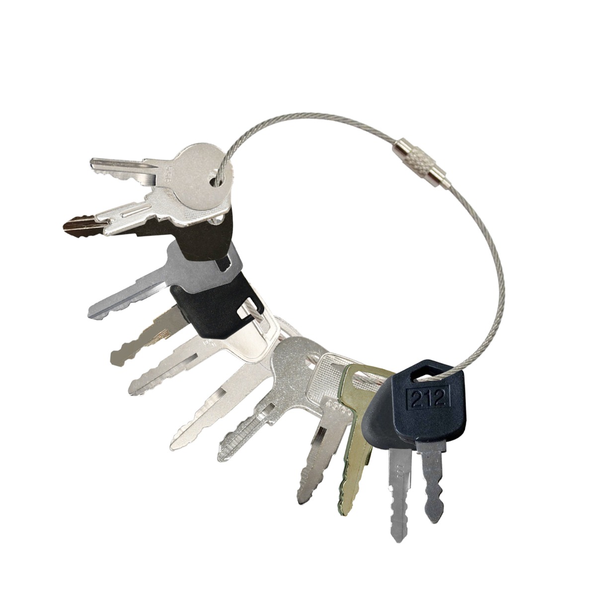 Gabelstapler-Zündschlüssel 12 Stück D554212 für Doosan