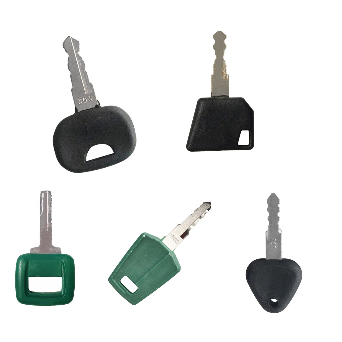 5PC Zündschlüssel Set für Volvo