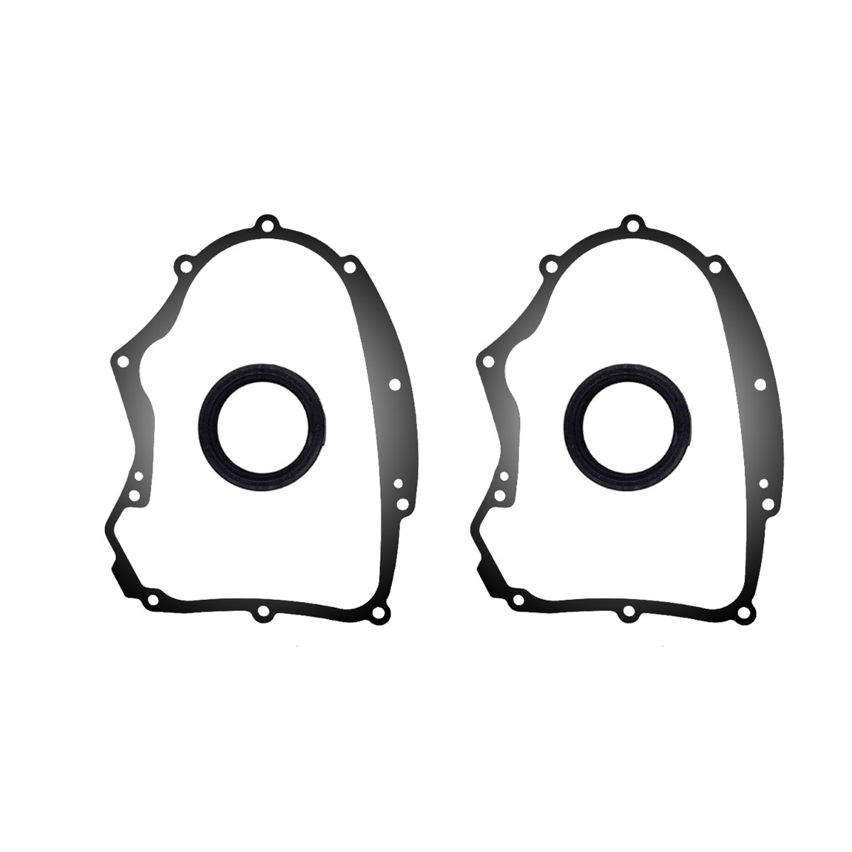 2 Stück Kurbelgehäuse Dichtungssatz und 2 Stück Öldichtung 594195 795387 für BS