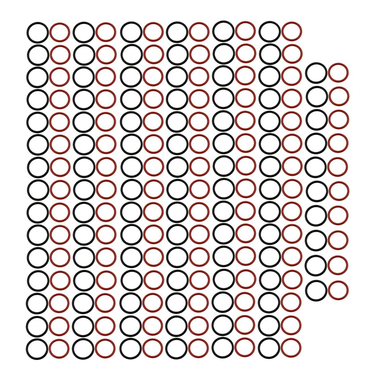 Servolenkung Pumpe O-Ring Einlass Auslass Dichtungen 200pcs 91370-SV4-000 Für Honda