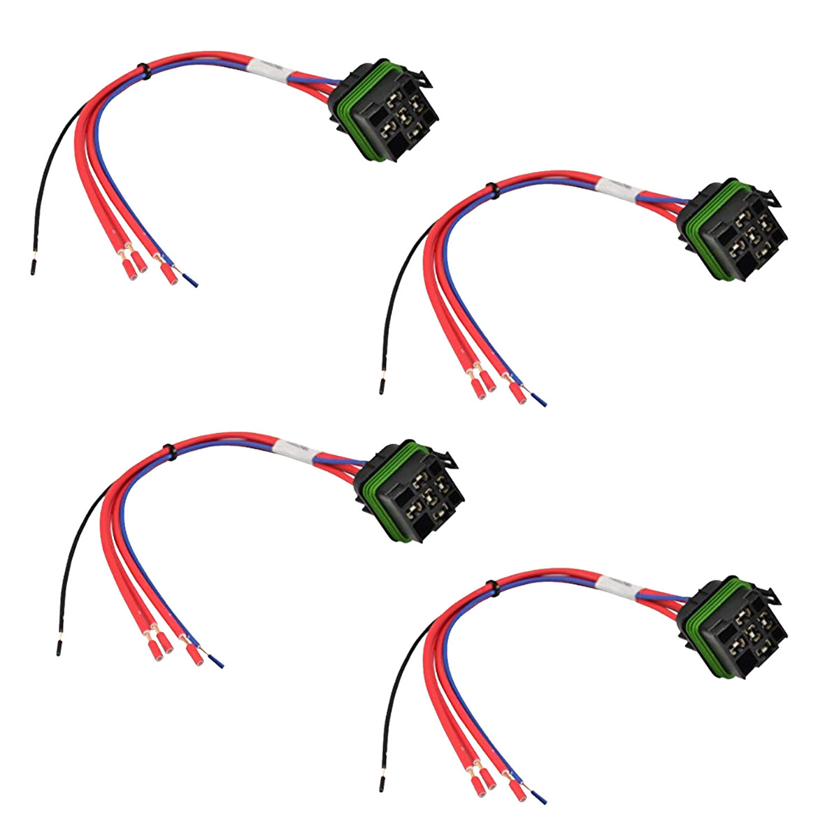 4Pcs Relais Stecker 5 Drähte 30CM H84709001 Für Hella