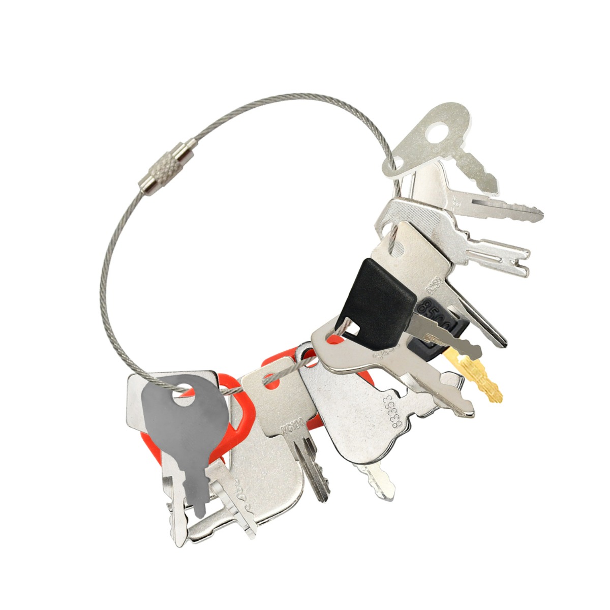 14-teiliges Zündschlüssel Set für Komatsu