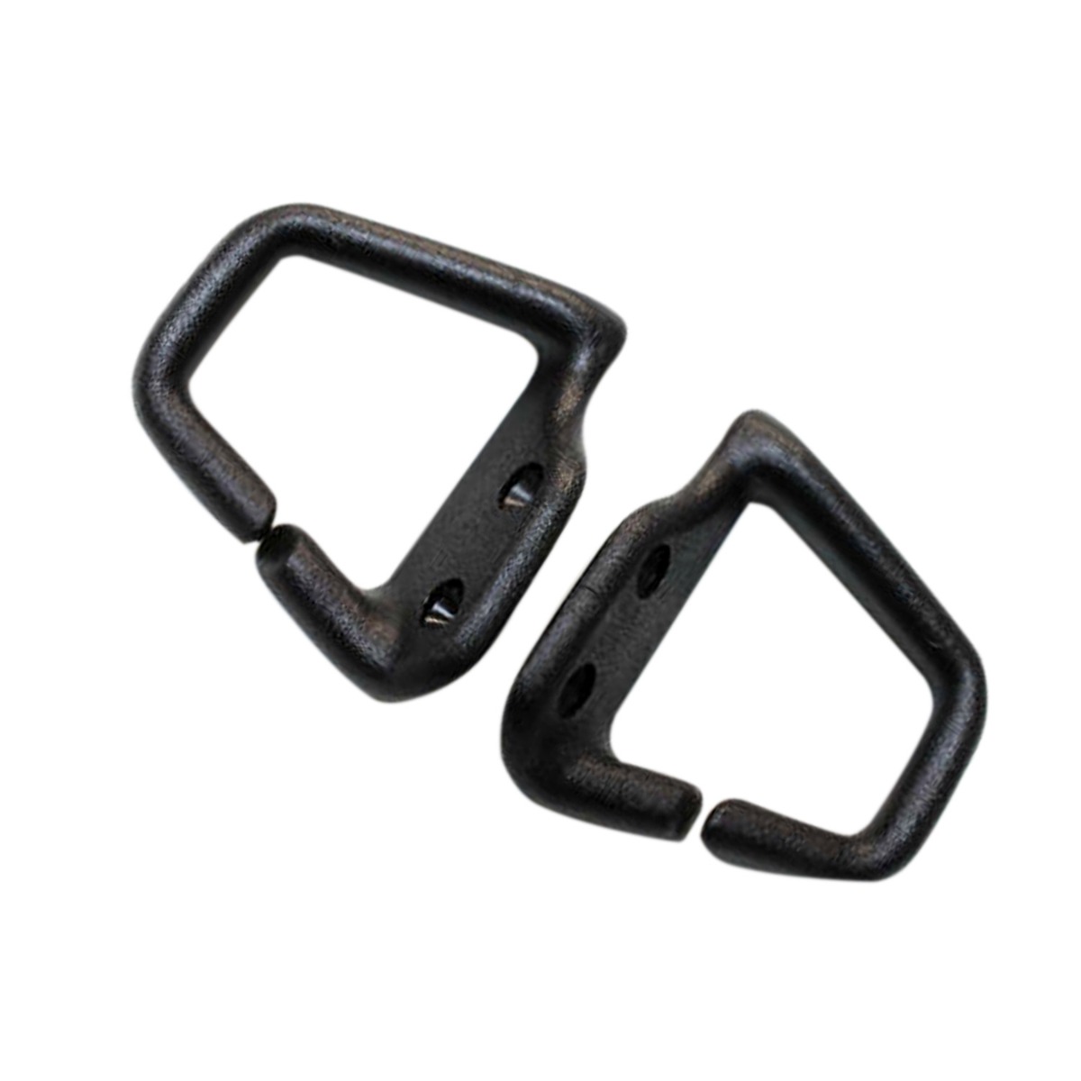 1 Paar Ebenholz Schwarz Vordersitzgurt Schulterführungsclips 16817202 für Chevrolet