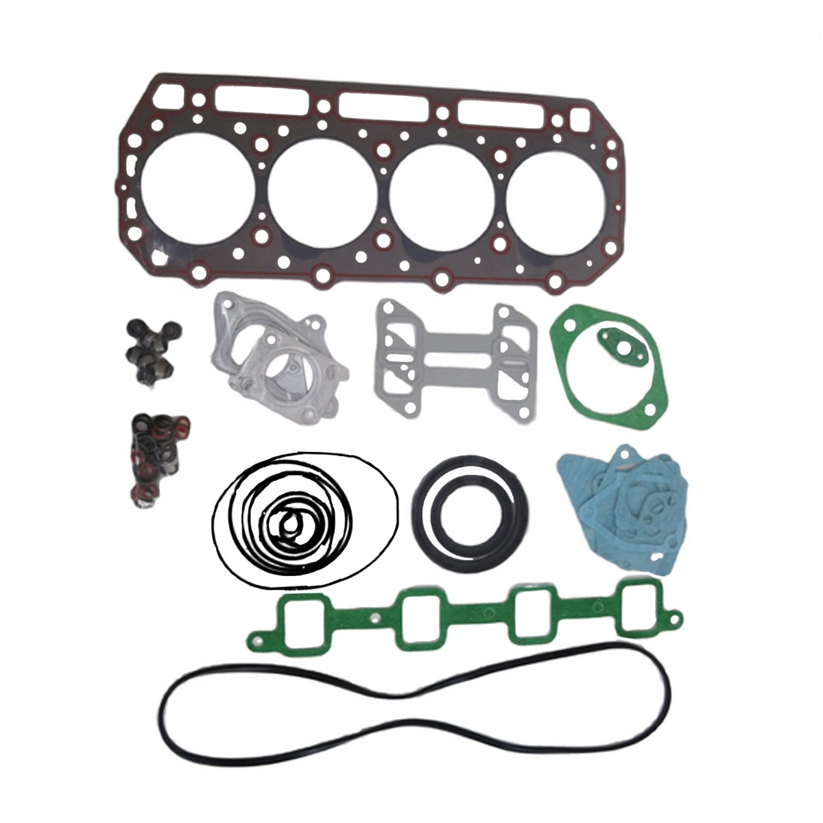 Dichtungssatz zur Motorüberholung 4900955 für Cummins