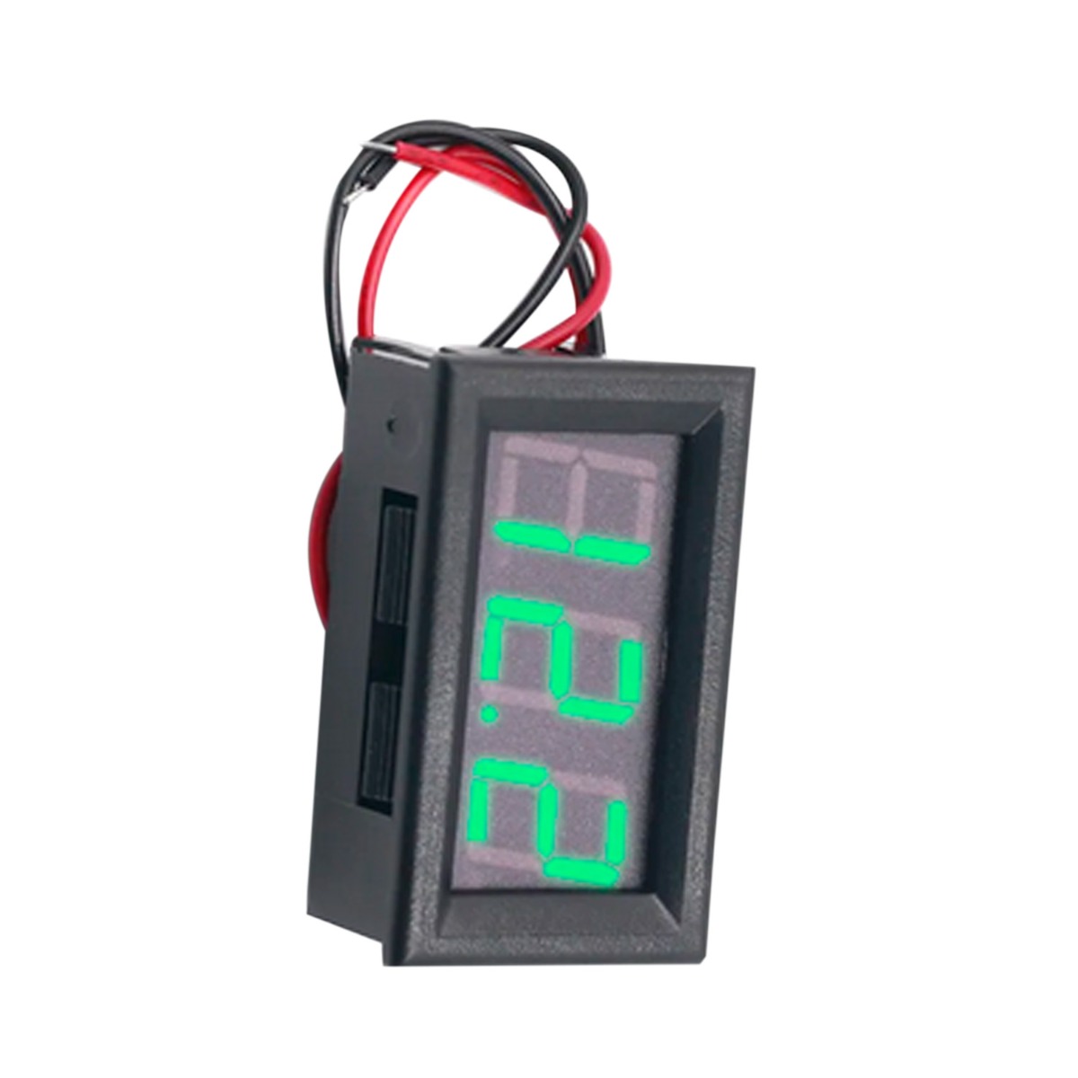 12V wasserdichtes digitales Voltmeter LED Batteriemessgerät zur Überwachung der Autobatterie von Solarmodulen