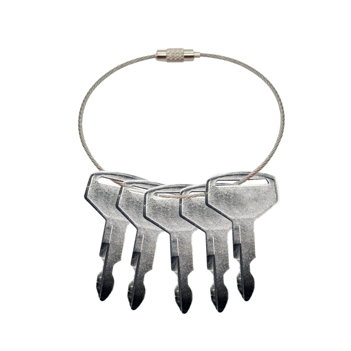 5 Stück Zündschlüssel 2420WL2420 für Kobelco