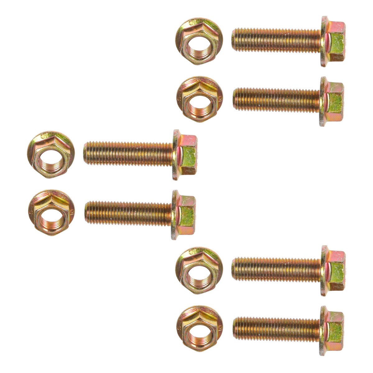 6 Stück Auspuffschrauben Muttern Hardware Kit 03423 Für Toyota