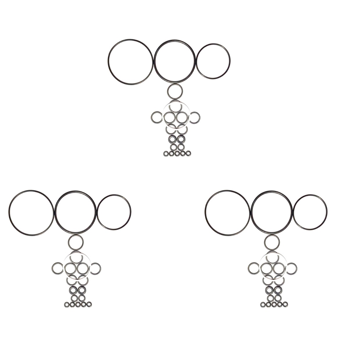 3 Sätze O Ringe Komplettes Umbauset 246355 Für Graco