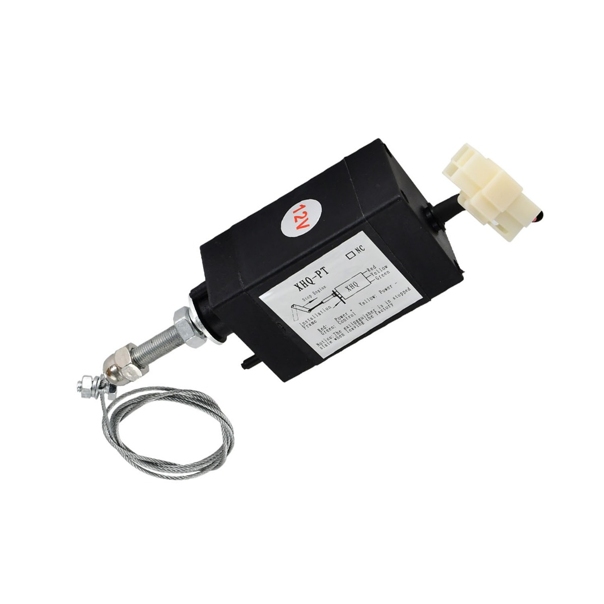 12V&#x20;Motorstopp-Magnetventil&#x20;elektrischer&#x20;Drosselklappensteller&#x20;XHQ-PT-12&#x20;f&#xFC;r&#x20;Generators&#xE4;tze