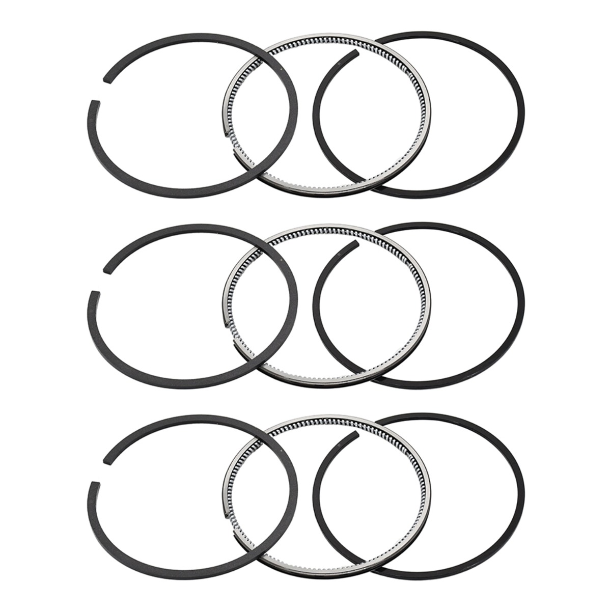 3 Sätze Kolbenringe STD 87mm 17331-21050 Für Kubota