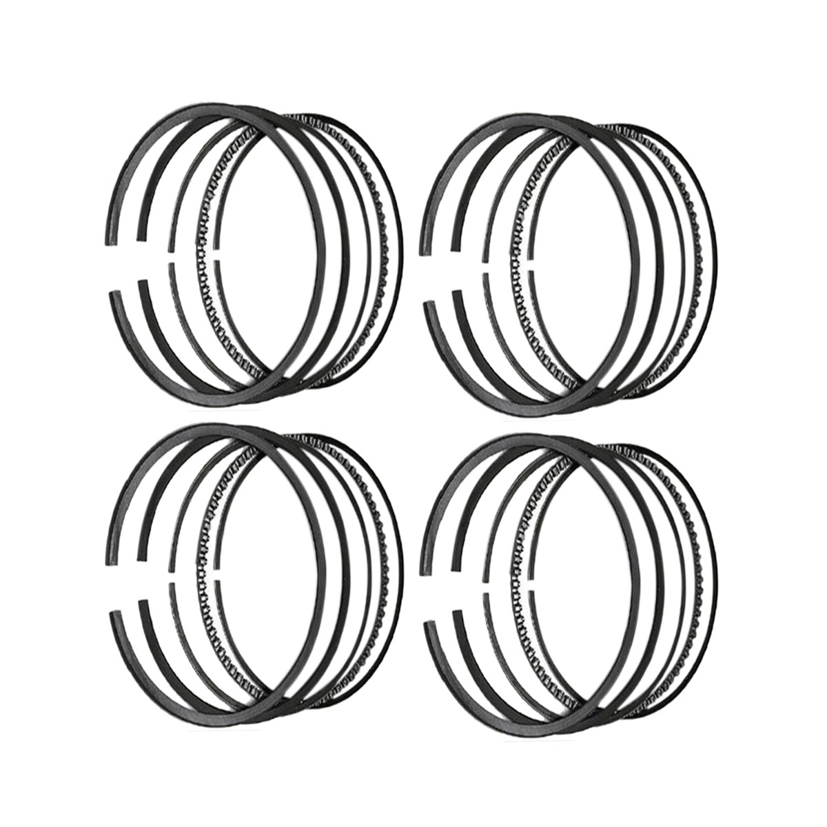 4 Sätze STD Kolbenringe 000213MPL012 Für Nissan