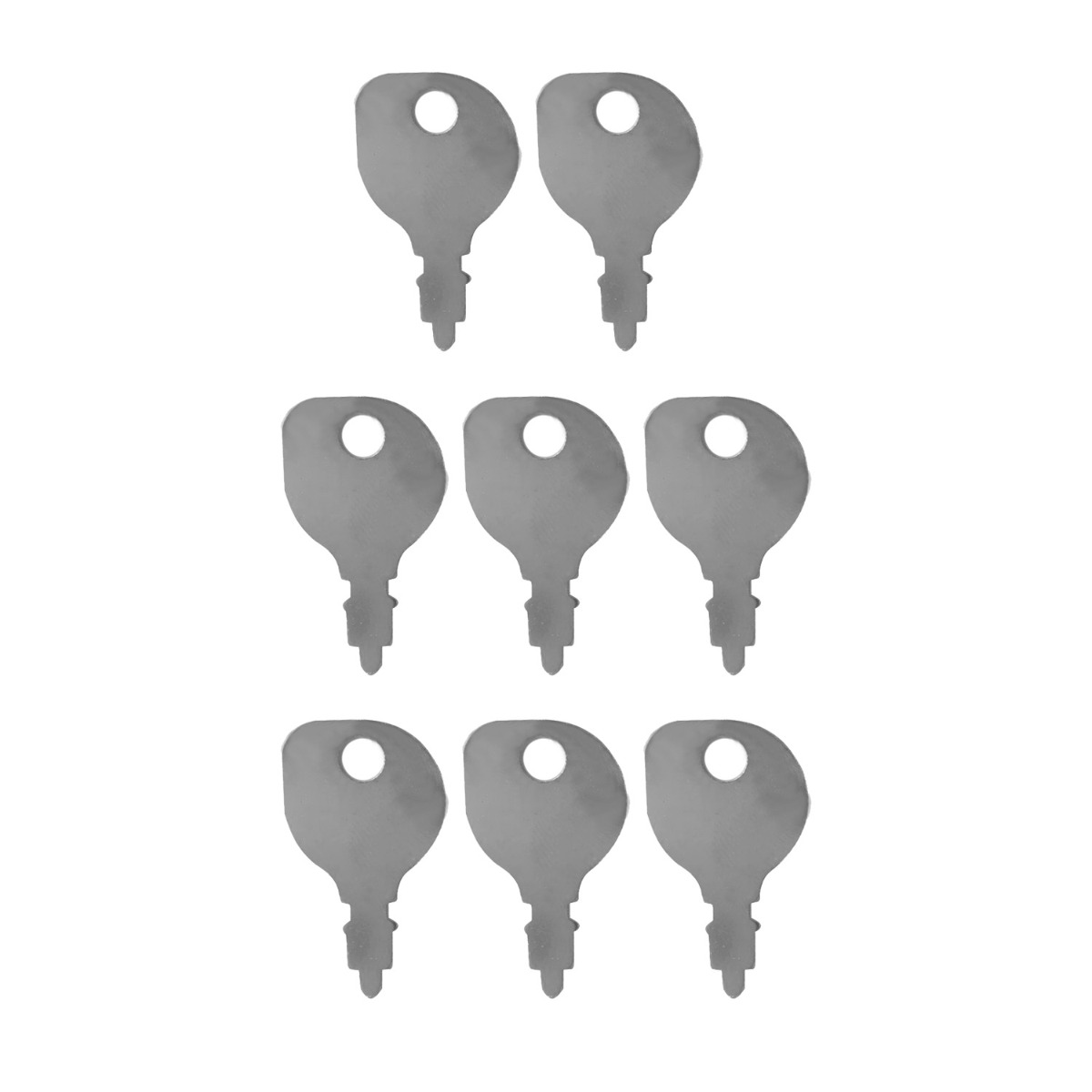 8 Stück Zündschlüssel A24509 für Case