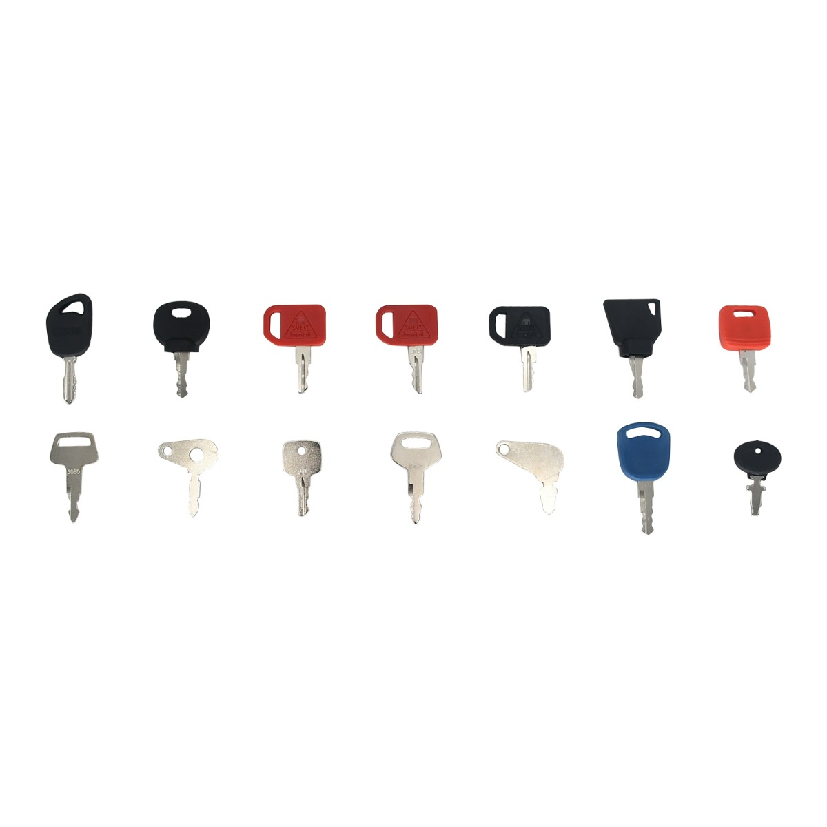 14 Stück schwere Baumaschinen-Zündschlüssel T209428 für Case