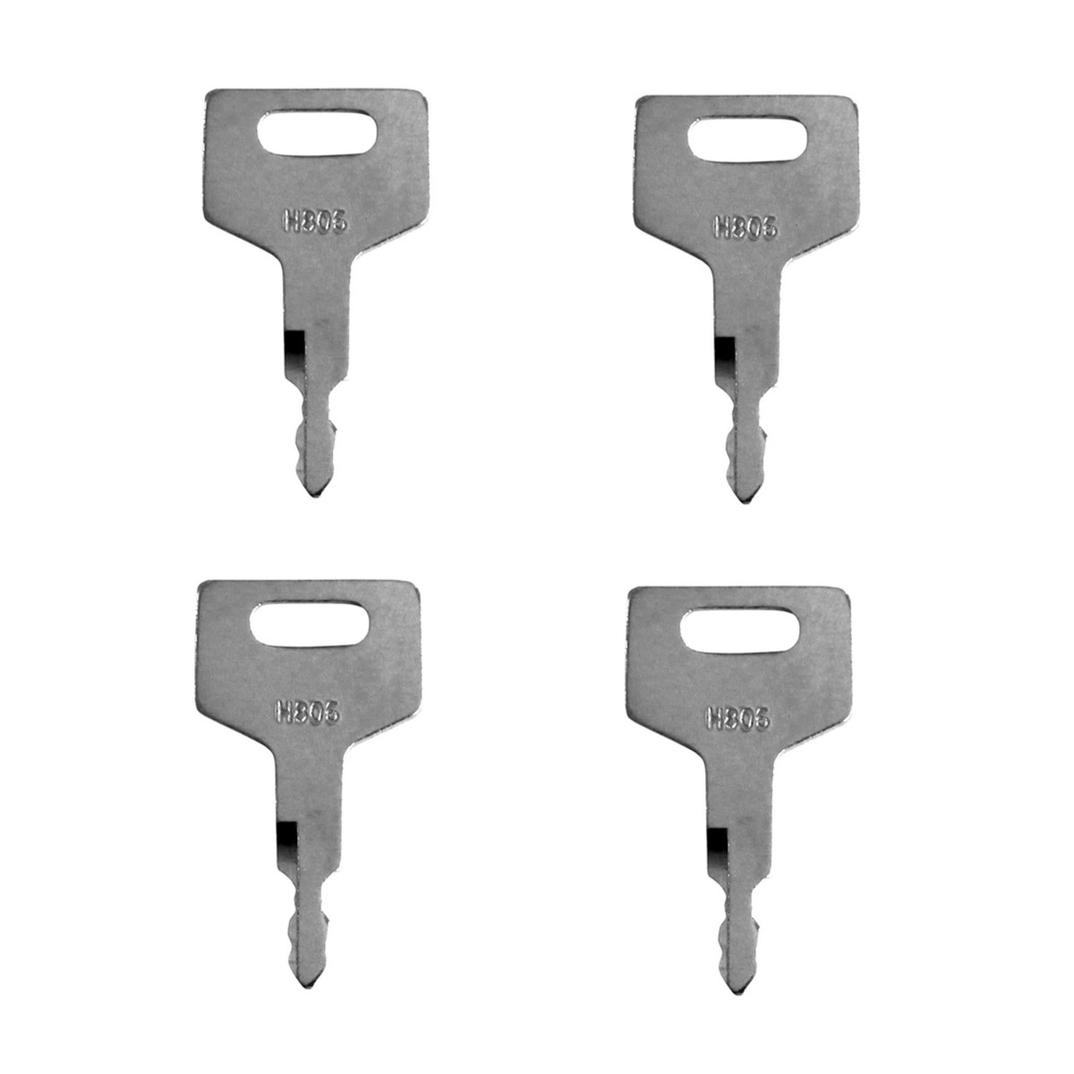 4 Stück Zündschlüssel 17001-00019 für Takeuchi