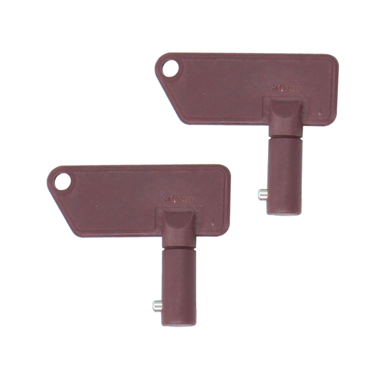 2PCS Batterietrennschalter-Zündschlüssel 87185 für Terex