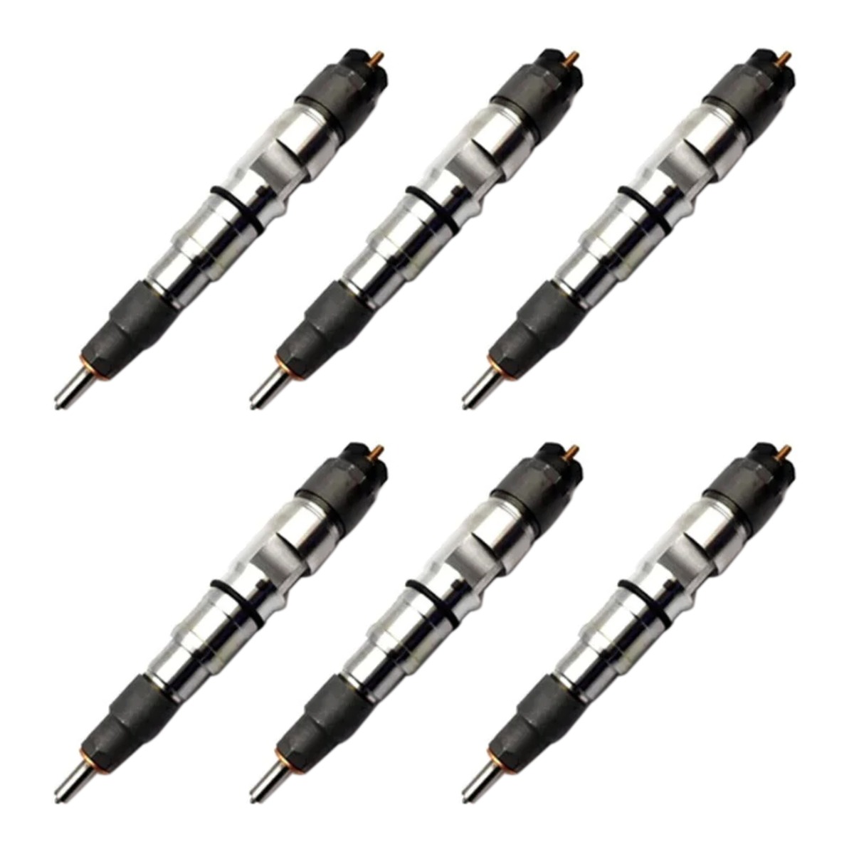 6 PCS Kraftstoff Injektor 2854608 0445120057 für CASE