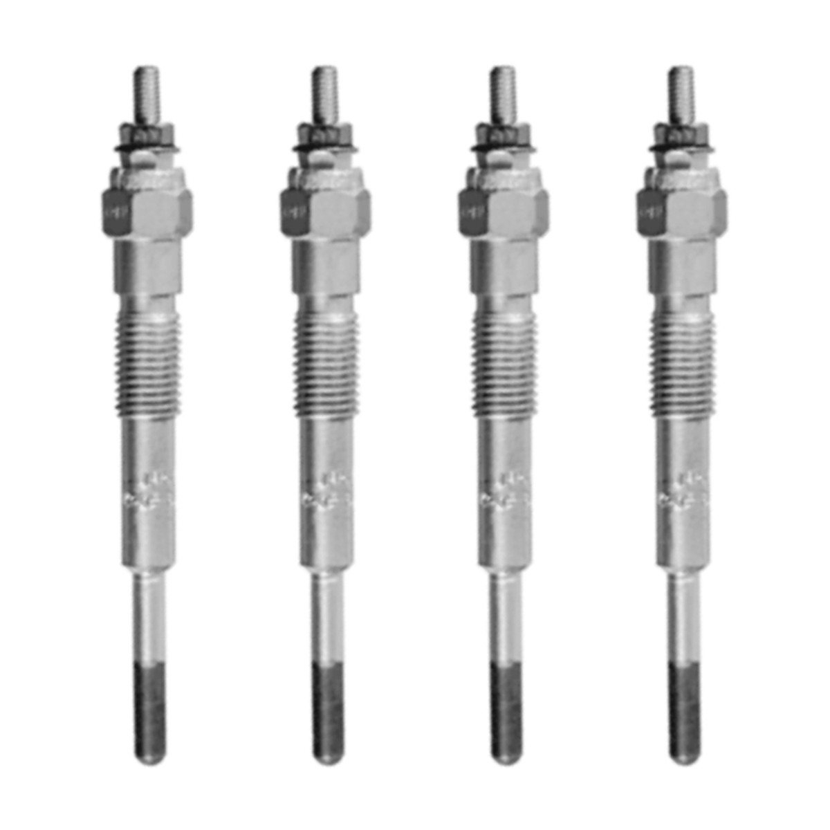 4 Stück Motorglühkerze 19850-76006-71 für Toyota