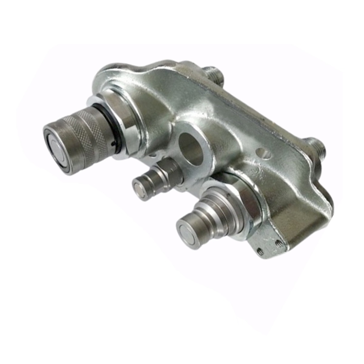 Hydraulische Flachkopf-Schnellkupplungsblockbaugruppe 7246784 für Bobcat