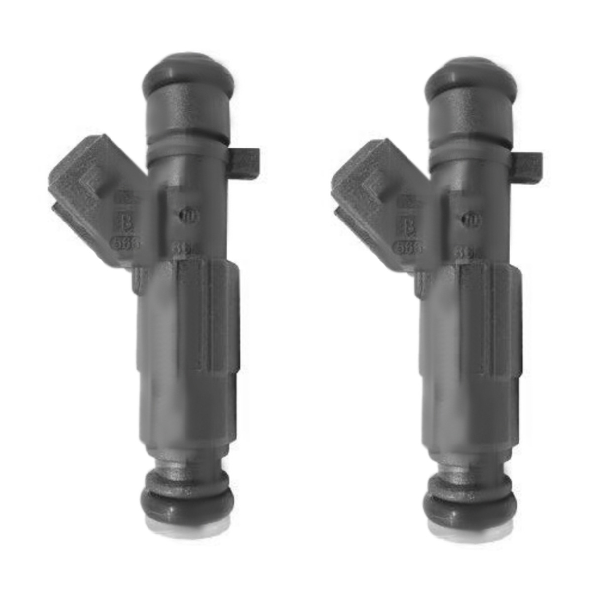2 Stück Kraftstoffinjektor 0280155842 für Peugeot