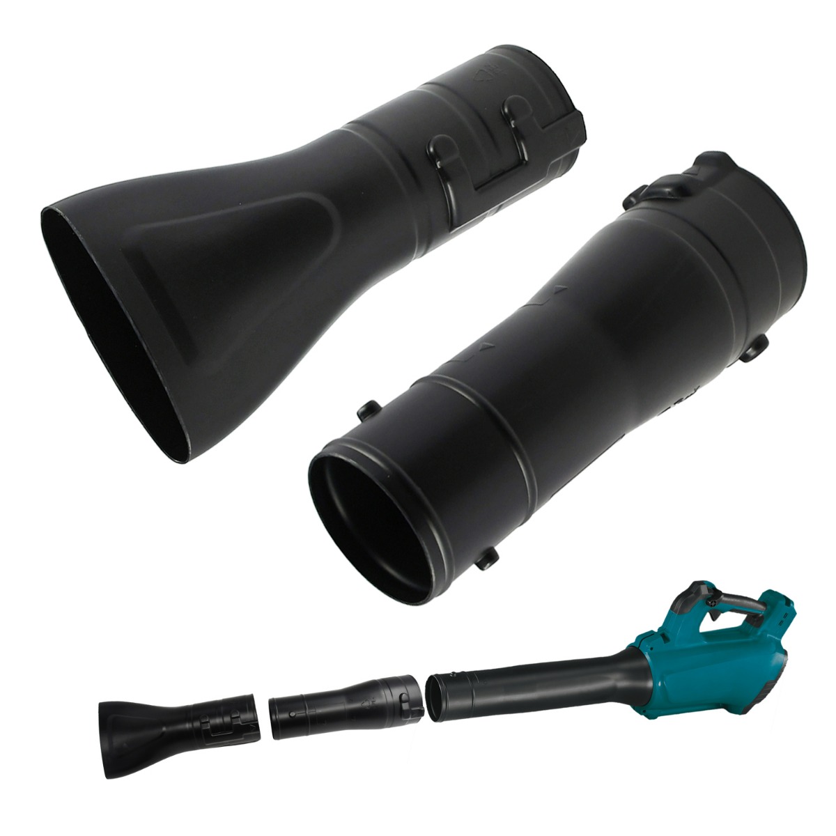 Gebläseadapterrohr und flache Enddüse 191B21-6 für Makita