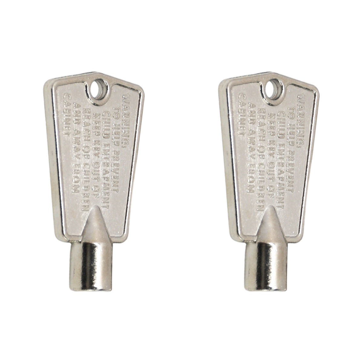 2 Stück Metall-Gefriertürschlüssel 216702900 für Frigidaire