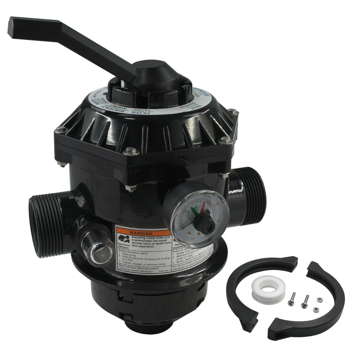 1-1/2 Zoll 6-Wege-Klemmenventil 262506 für Pentair