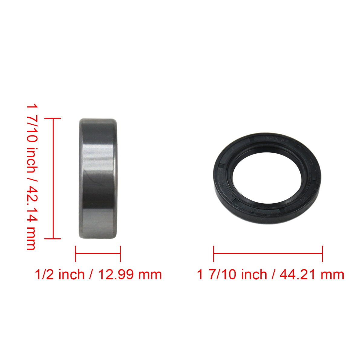 Radlagerdichtungssatz 25-1317 für Honda