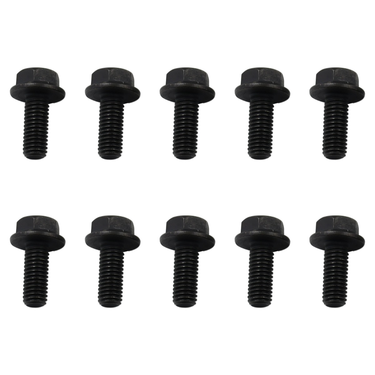 10 Stück Sechskopf-Unterlegscheiben-Selbstschneidende Schrauben 710-0599