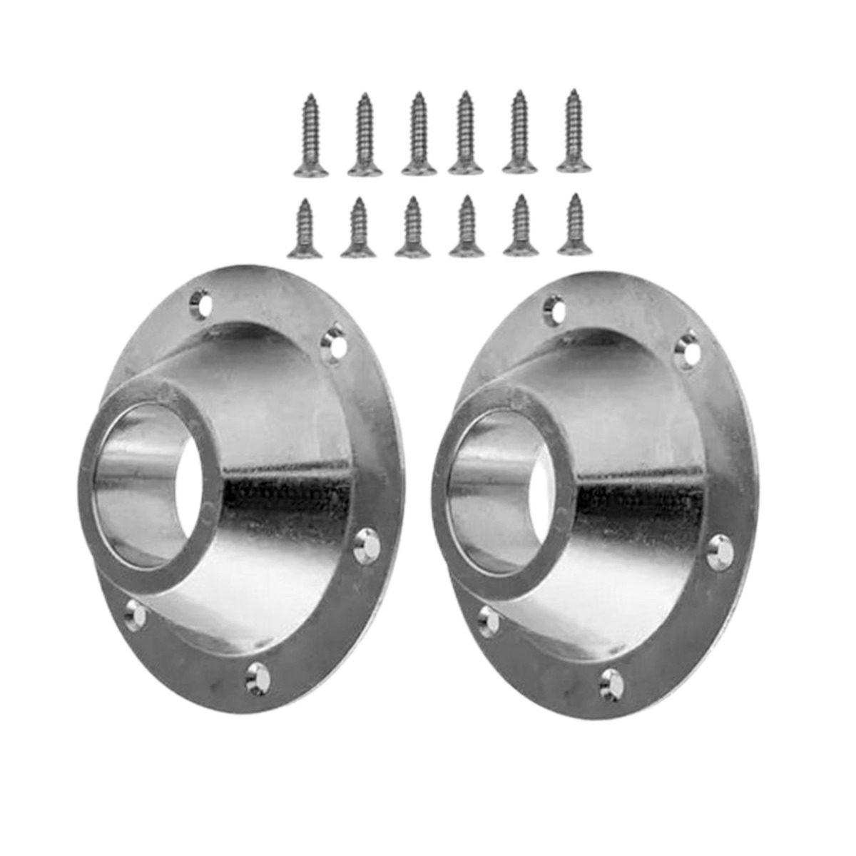 2 Stück RV-Tischfuß-Säule mit 6 Befestigungslöchern