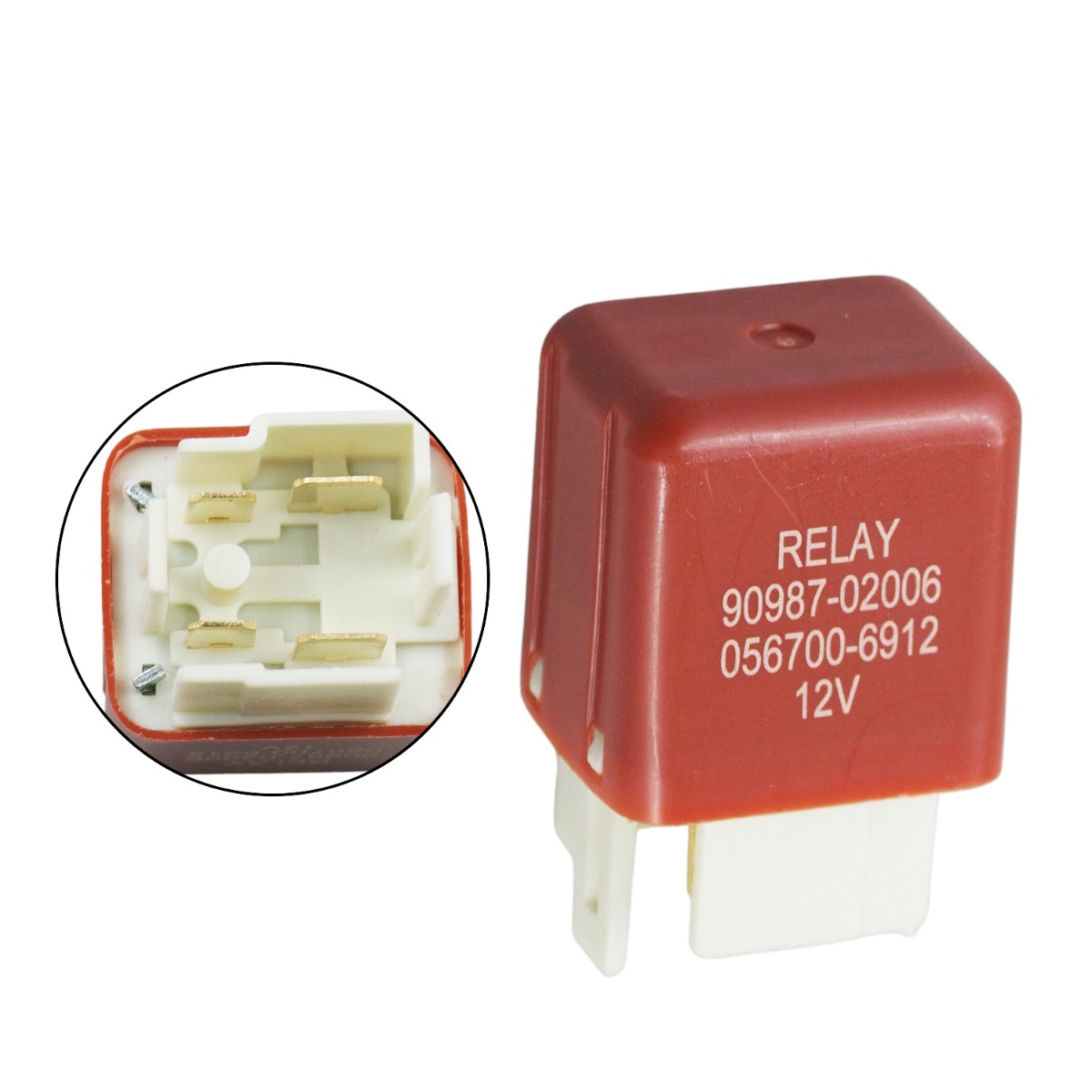 12V Scheinwerferrelais 4-polig 28610-76001-71 90987-02006 Für Toyota