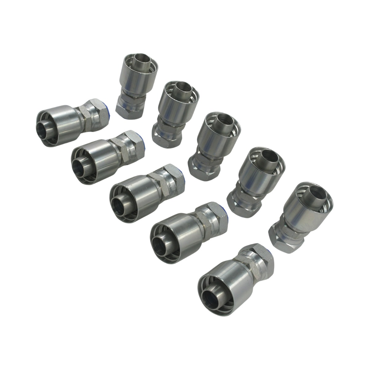 10 Stück Hydraulikschlauchanschluss mit 1" Innengewinde JIC 10643-16-16 für Parker